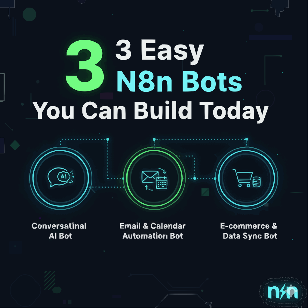 3 Easy N8n Bots You Can Build Today