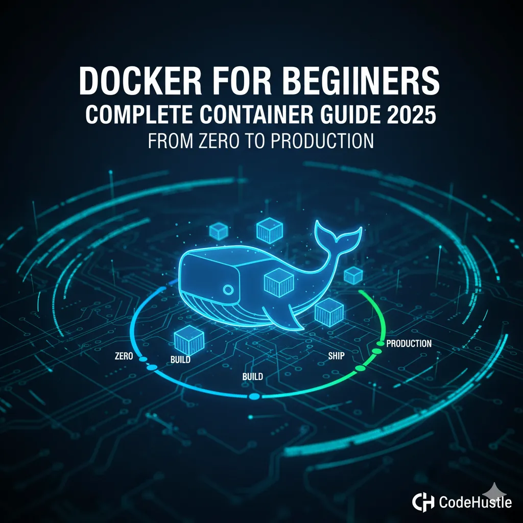 Docker for Beginners: Complete Container Guide 2025 - From Zero to Production