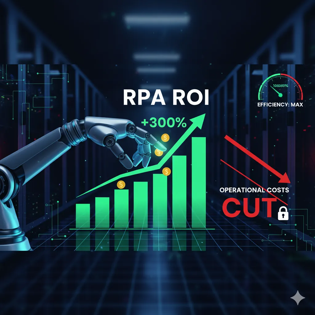 RPA ROI: How Robotic Process Automation Delivers 300 Percent Return and Cuts Operational Costs